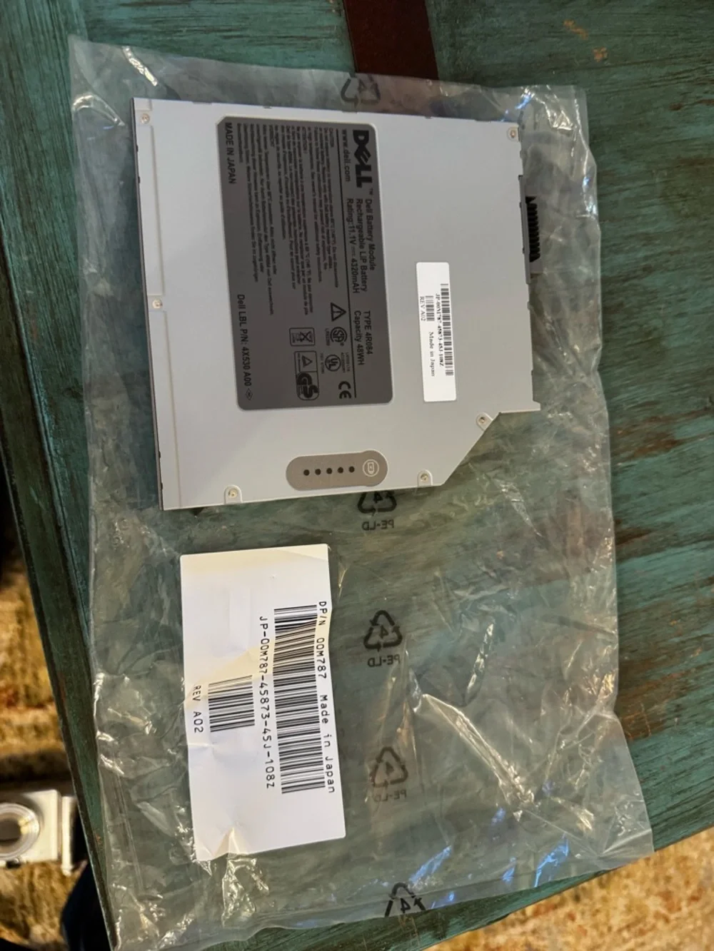 Dell Silver Laptop Battery Module 11.1V Li‑Ion